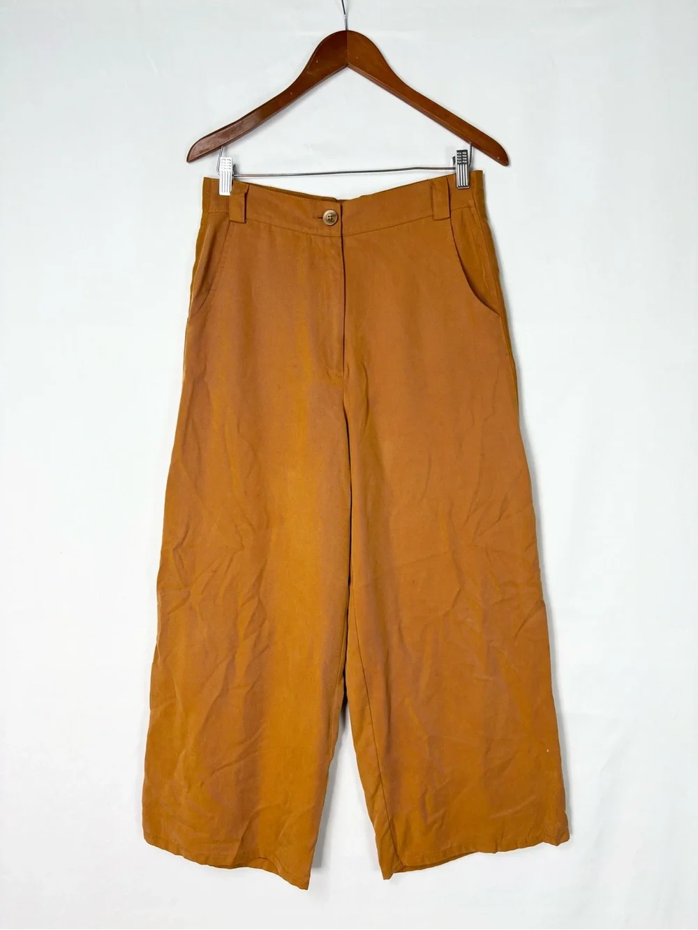 Caves Collect Wide Leg Pant Trouser Brown‎ Size 10